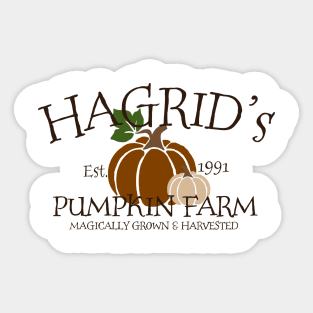 Hagrid farm Sticker